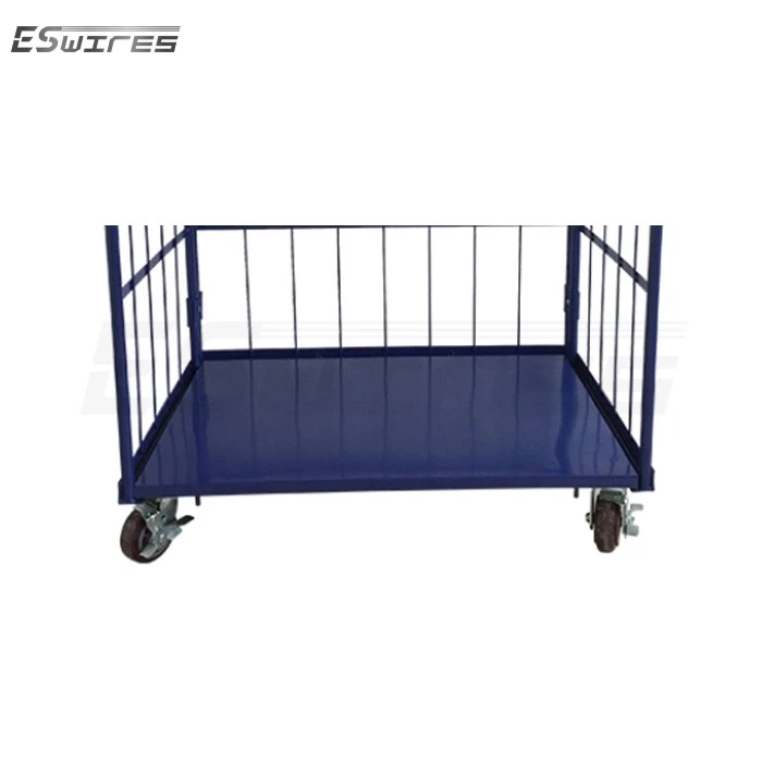 Roll cage pallet base