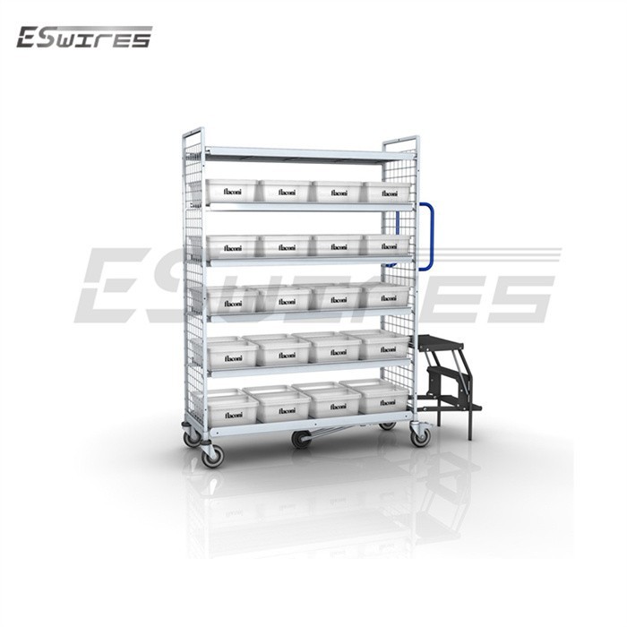 Warehouse Picking Trolley With Steps